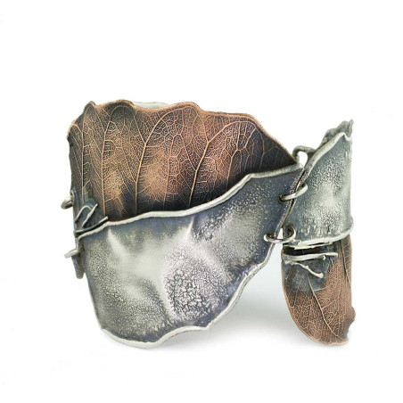 Dorian Grabowski Silver & Copper Leaf Bracelet