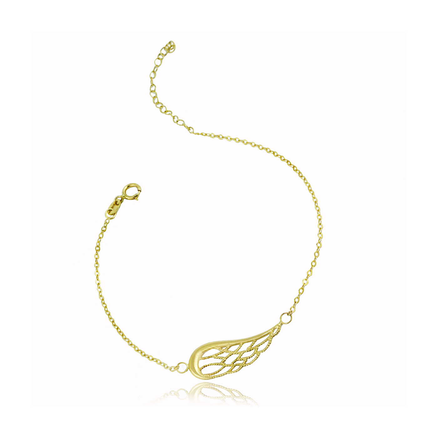 Angel's Wing Gold Bracelet