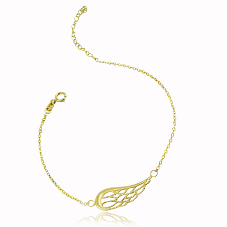 Angel's Wing Gold Bracelet