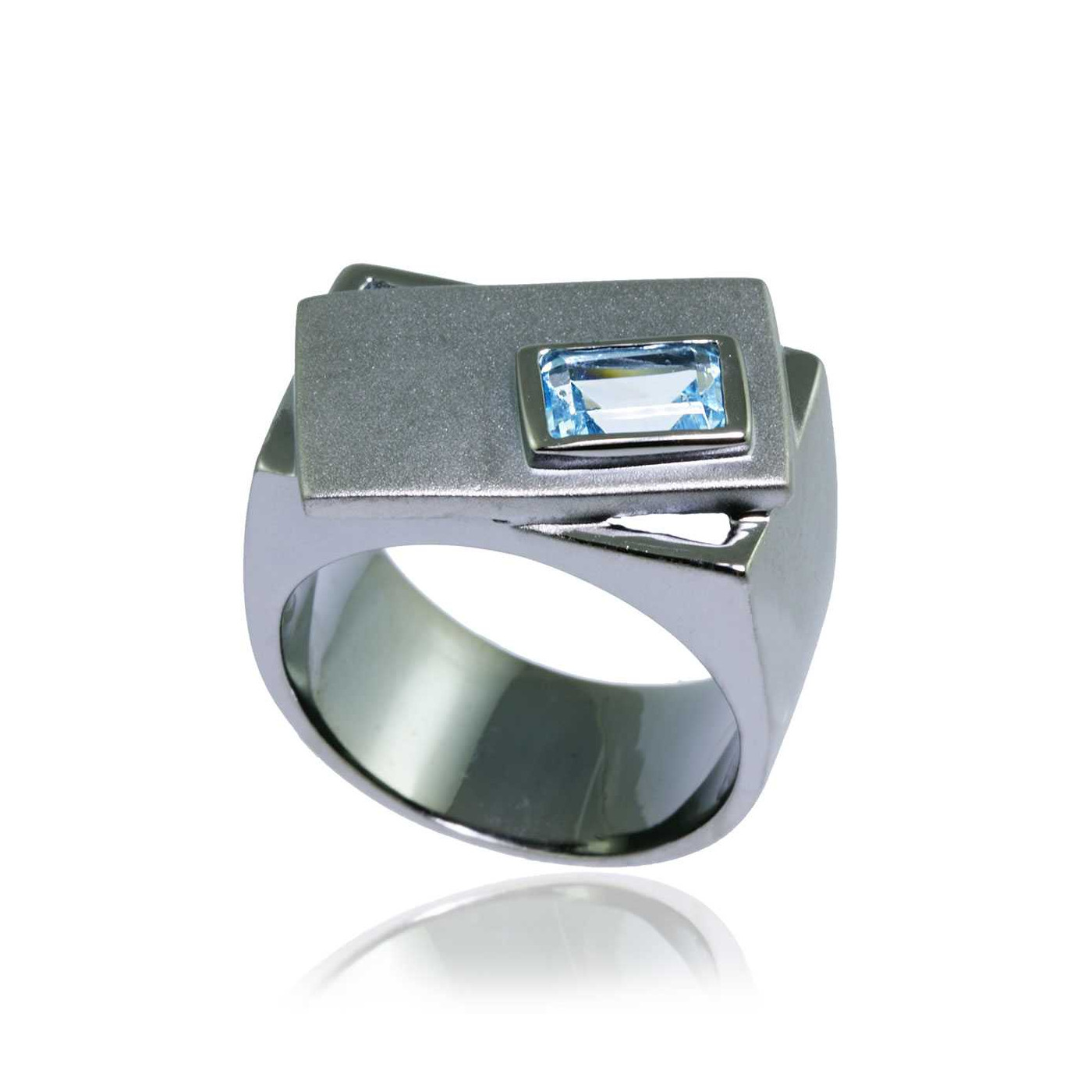 German Kabirski Blue Topaz Ring