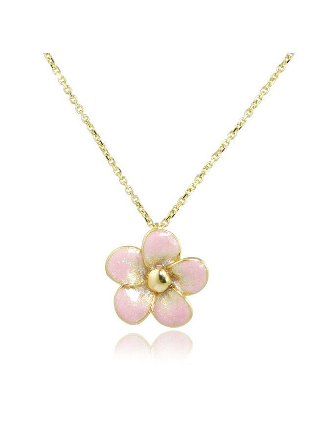 Apple Blossom Golden 585 Necklace