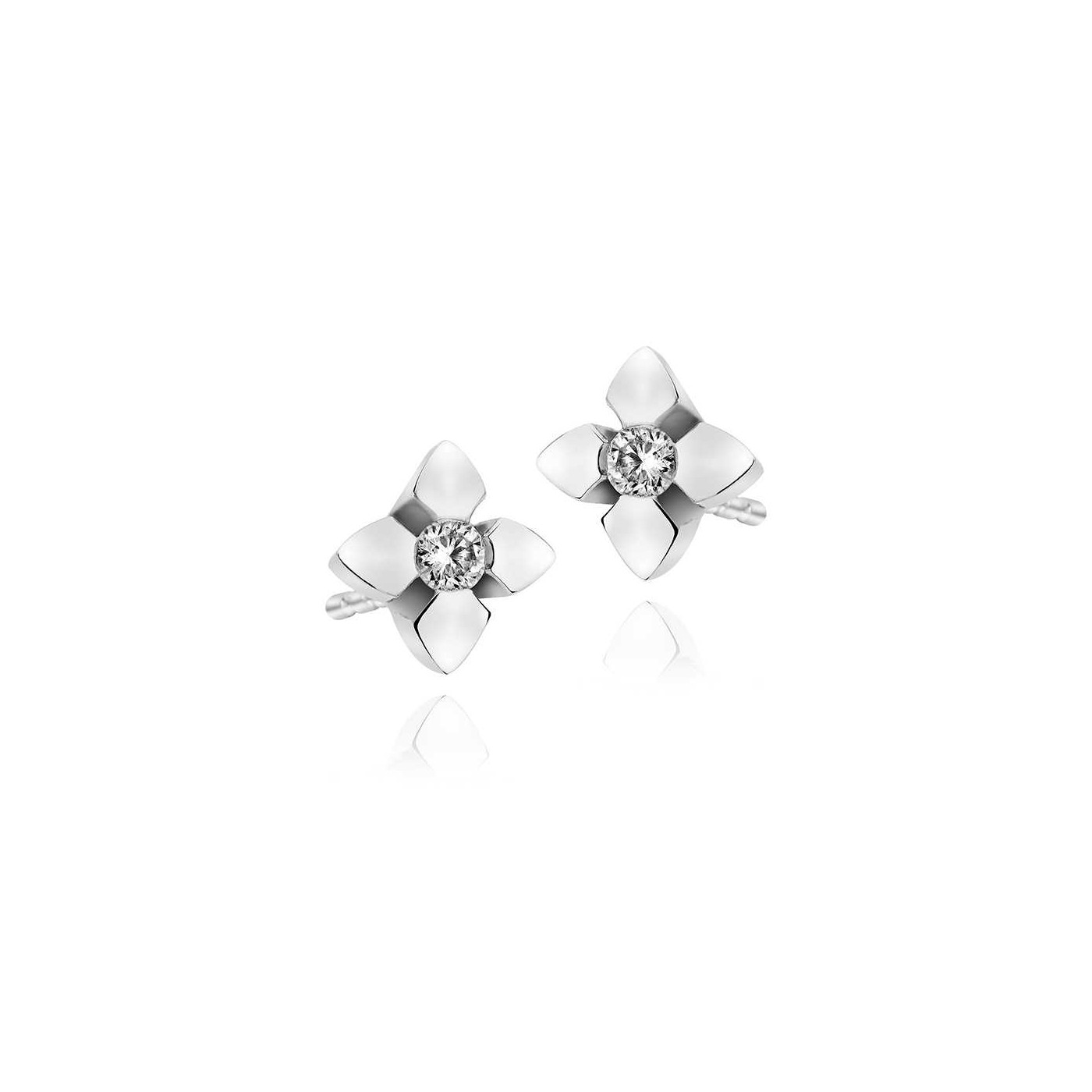 White Gold Diamonds Earrings