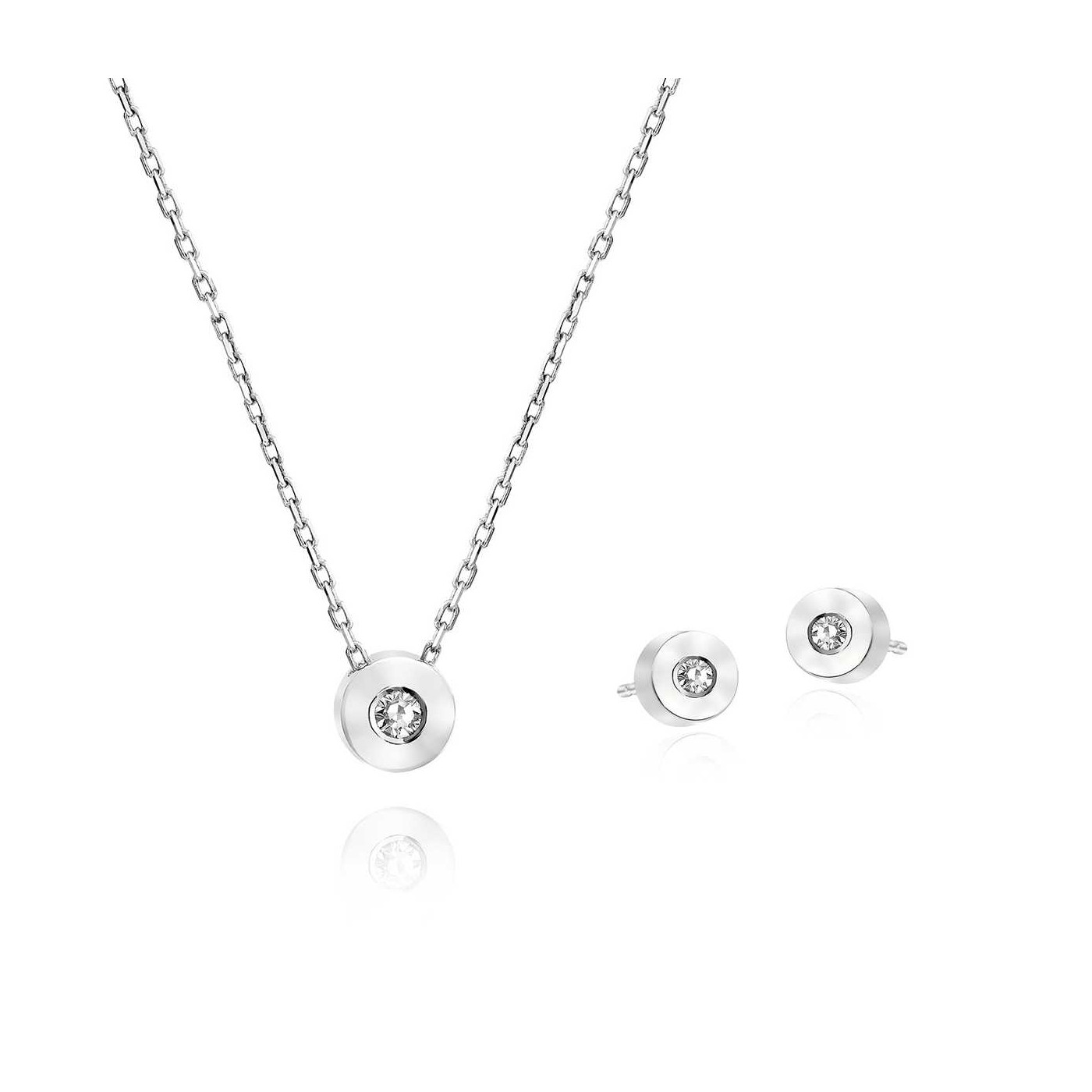White Gold Diamonds Oktagon Earrings