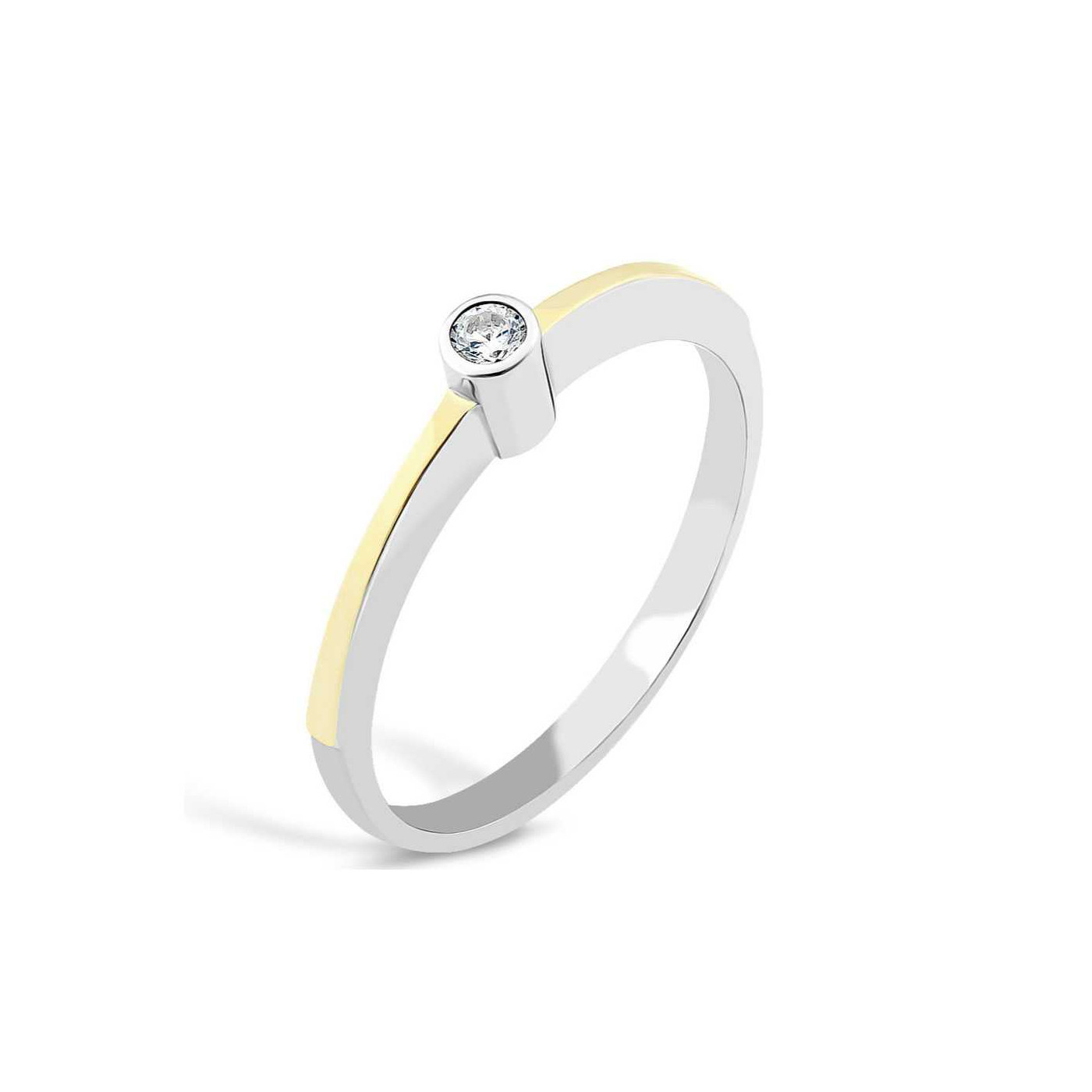 Silver and Gold 375 RING