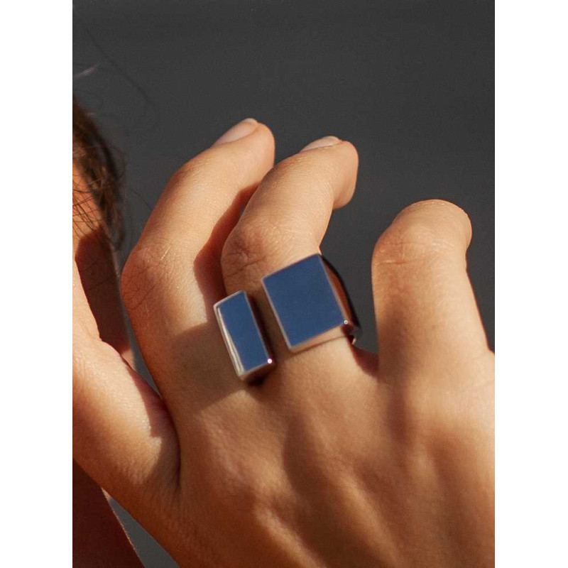 LINEARGENT Silver Ring