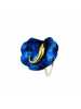 Niebieski Kwiat - pierścionek ze srebra i tytanu
