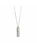 LINEARGENT Silver ZIP Necklace