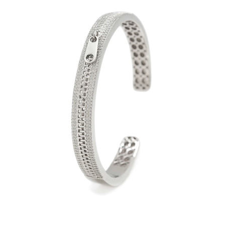 LINEARGENT Silver ZIP Bracelet