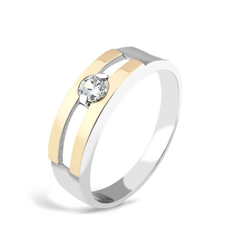 Silver and Gold 375 RING