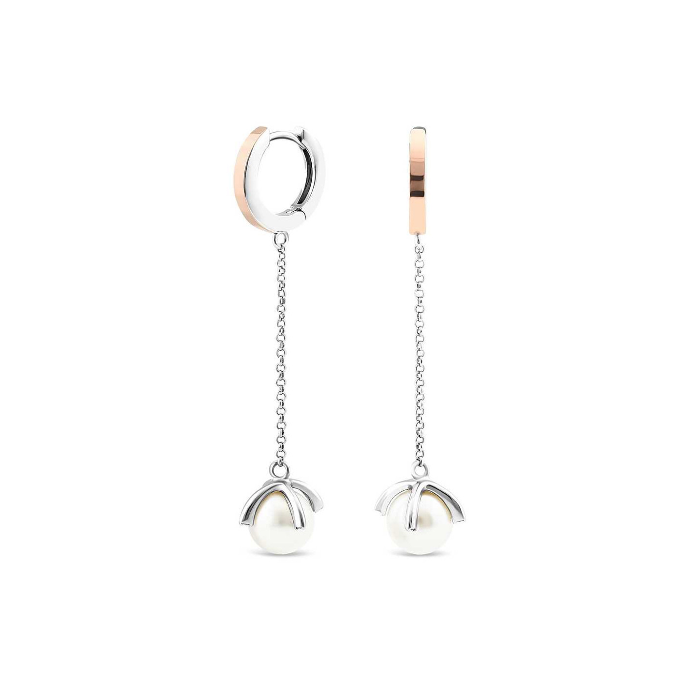 Silver Pearl Earrings