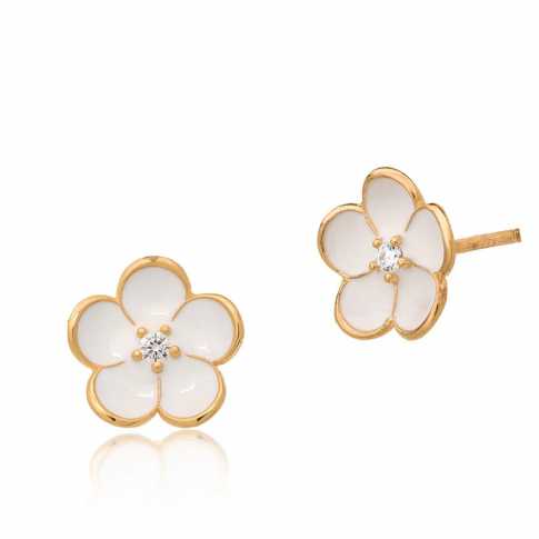 FLOWERS GOLD 585 Earrings