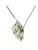 Golden Leaves - Silver Necklace