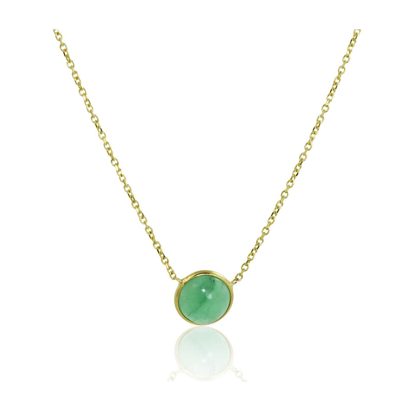 Emerald 585 (14K) Gold Necklace