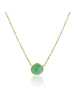 Emerald 585 (14K) Gold Necklace