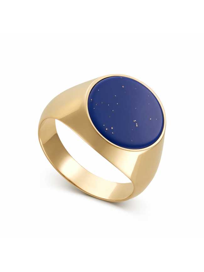 Gold 585 Signet-Ring Lapis Lazuli
