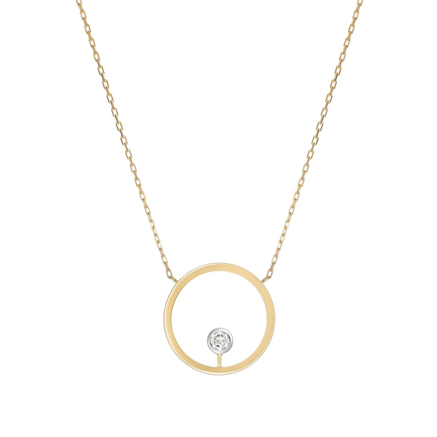 Gold 585 Diamond Necklace