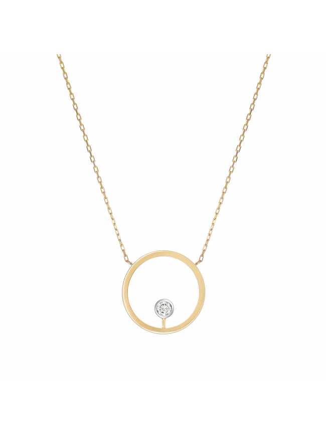 Gold 585 Diamond Necklace