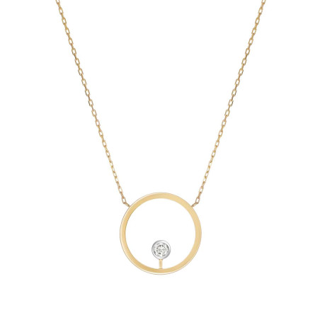 Gold 585 Diamond Necklace