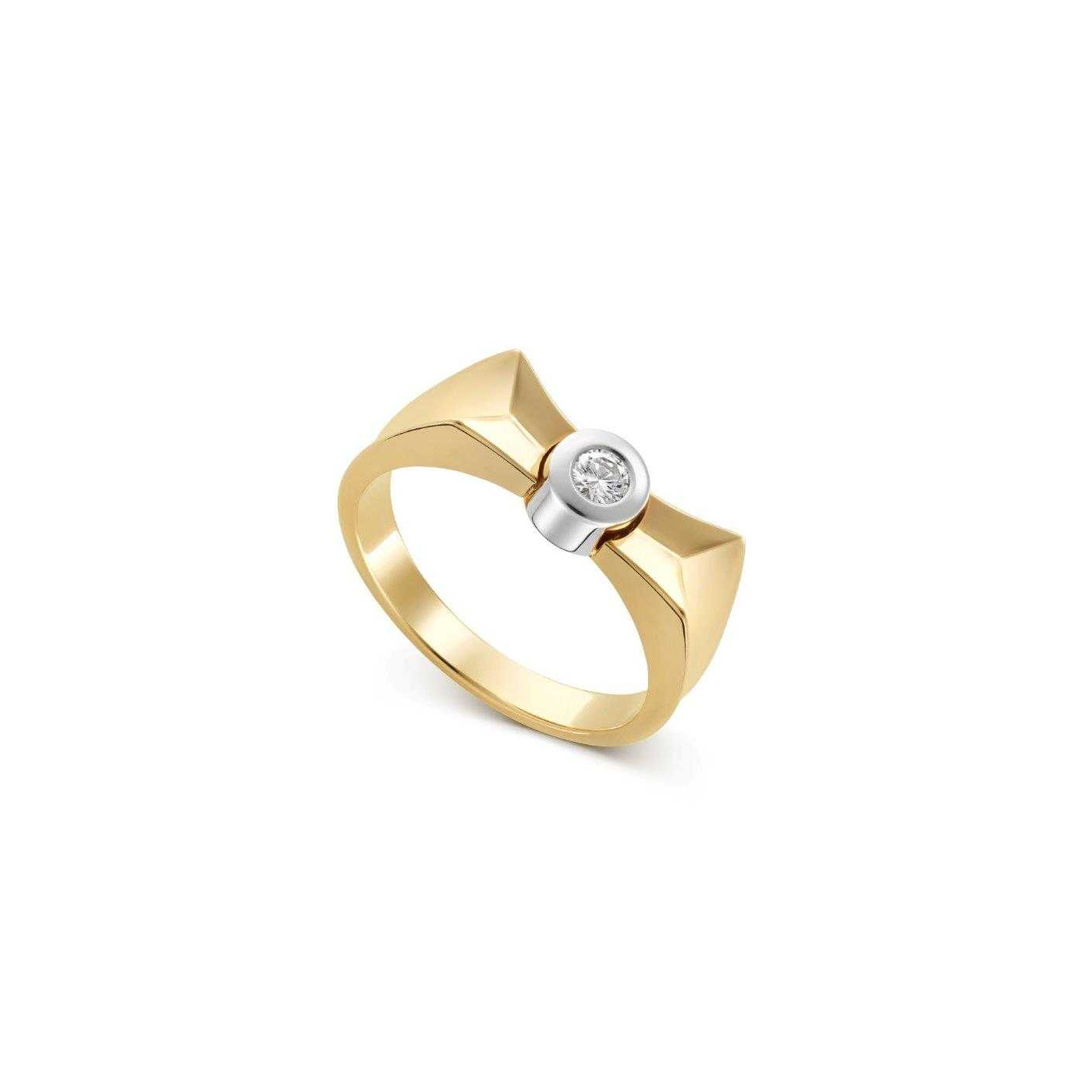 Gold 585 (14K) Diamond Ring