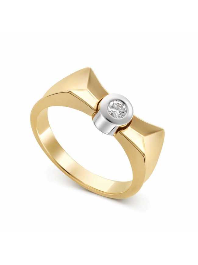 Gold 585 (14K) Diamond Ring