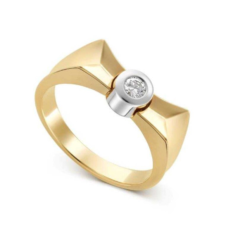 Gold 585 (14K) Diamond Ring