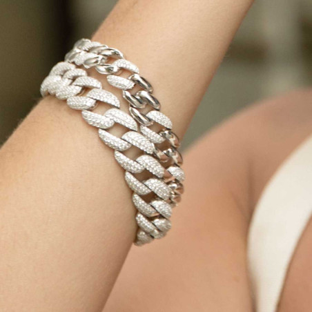 FIESTA Silver Zircon Bracelet