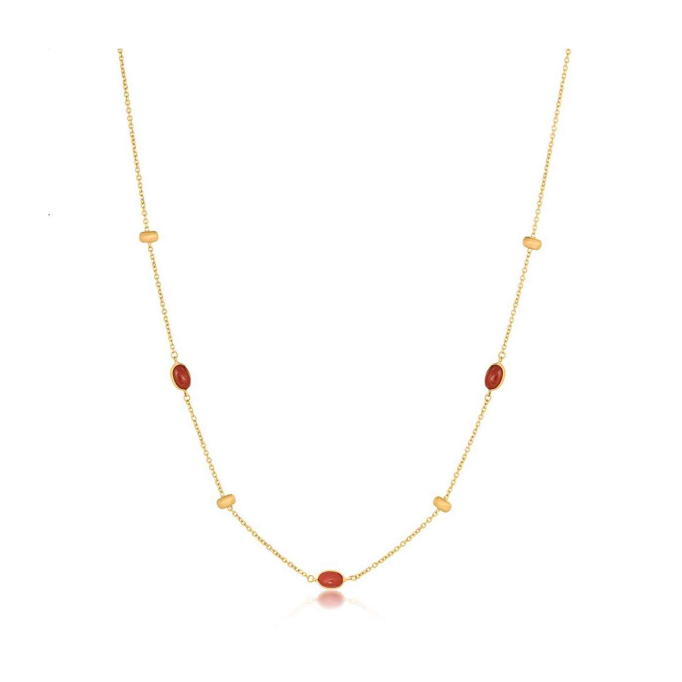 Dallacqua Gold 585 Coral Necklace