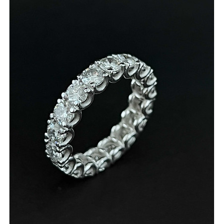 White Gold Diamonds Tennis Ring