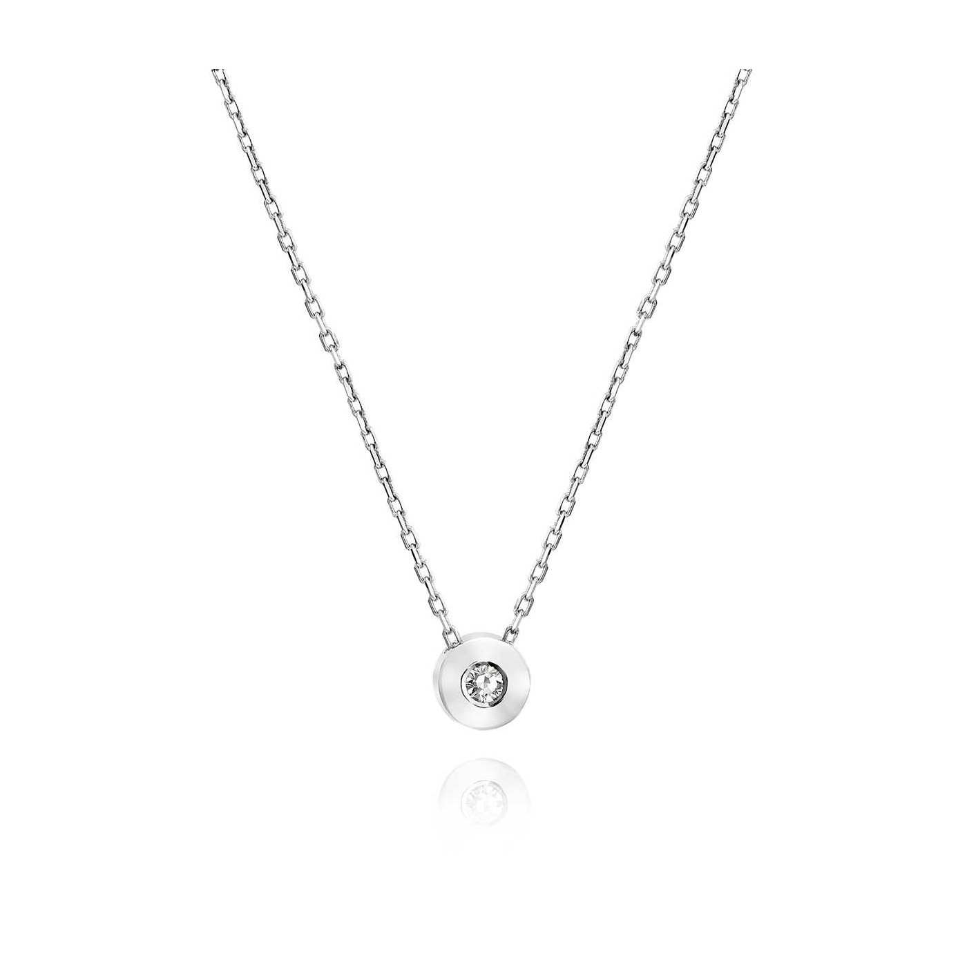 White Gold Diamond Oktagon Necklace