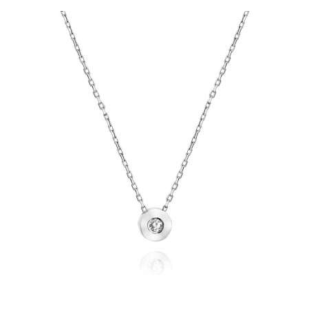 White Gold Diamond Oktagon Necklace