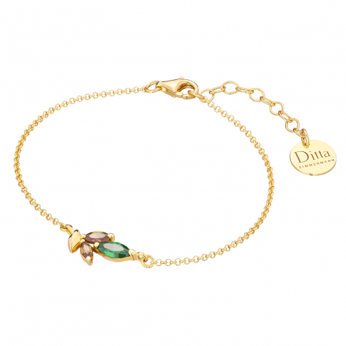 Silver 925 Bracelet-plated 24 ct gold