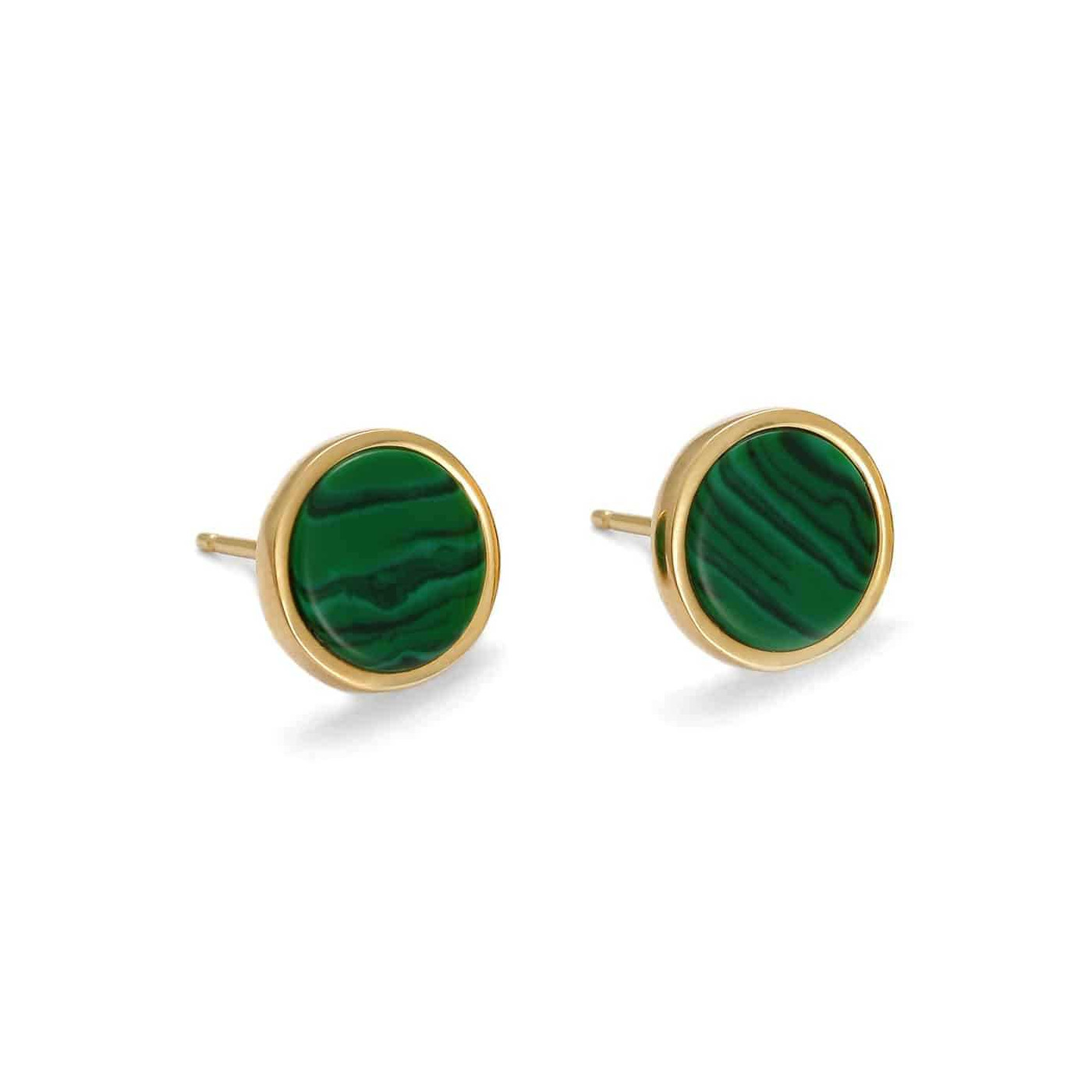 Silver 925 MALACHITE Earrings