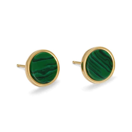 Silver 925 MALACHITE Earrings