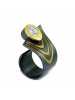 Black and Gold Zircon Ring