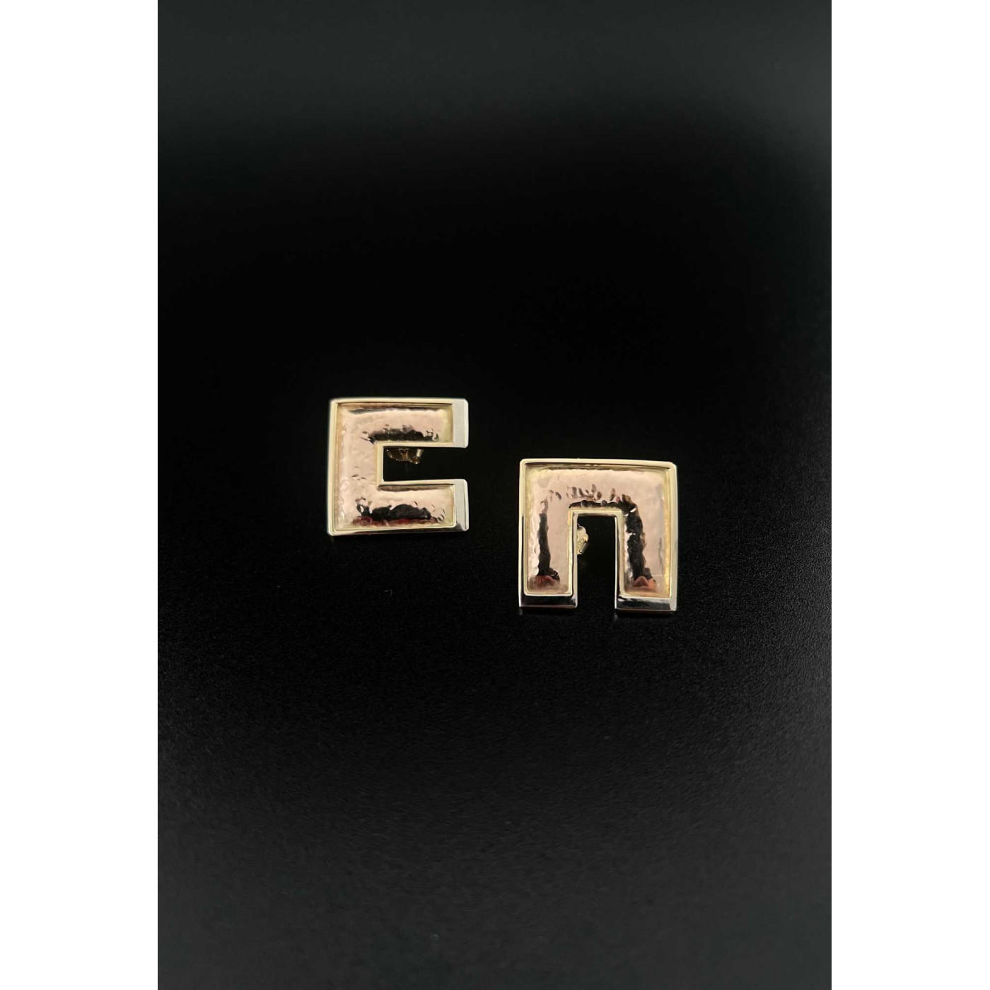 Tricolor gold 585 Earrings