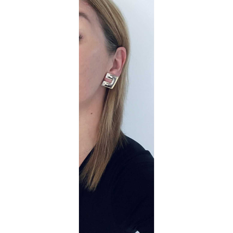 Tricolor gold 585 Earrings