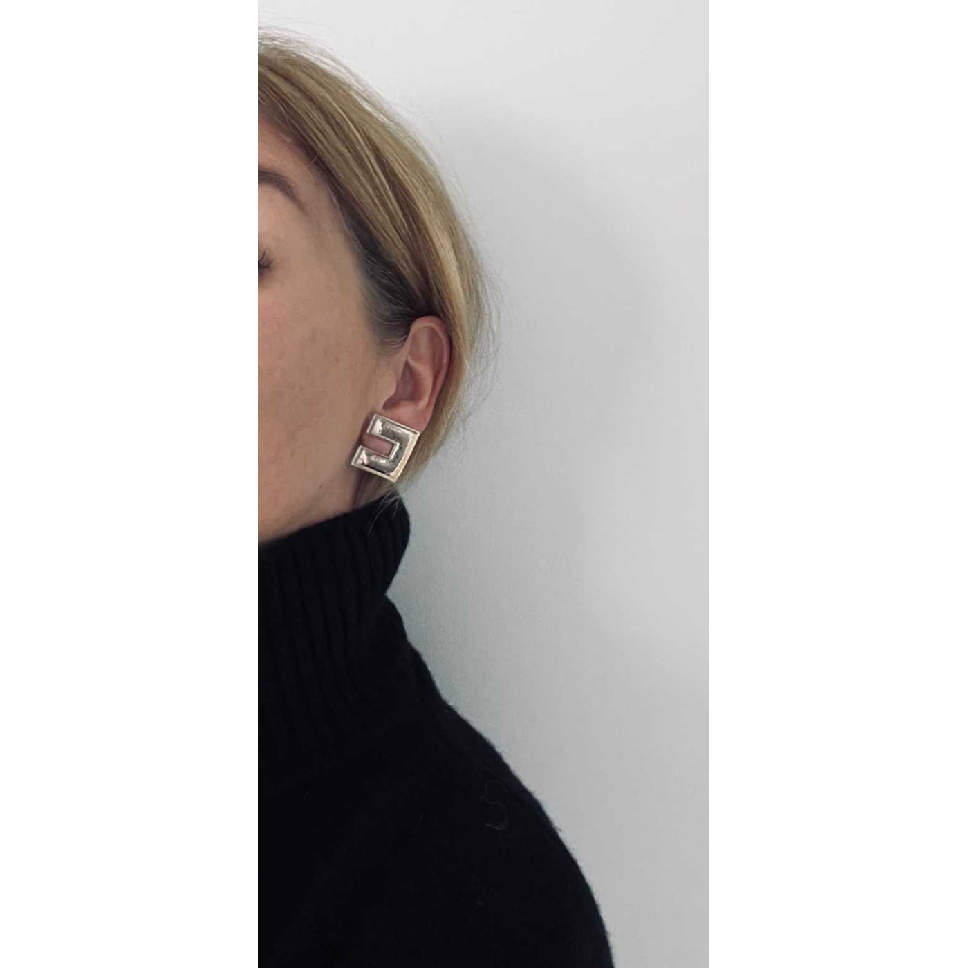 Tricolor gold 585 Earrings