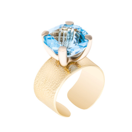 Blue Topaz 9,9 CT Ring