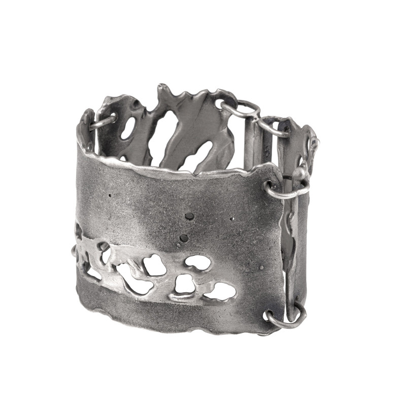 Dorian Grabowski Craters Silver Bracelet