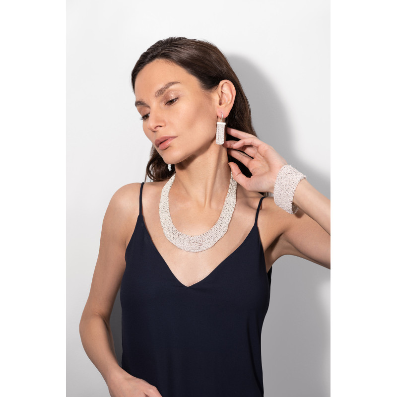 Lumière – Handcrafted Silver Earrings - natural silver