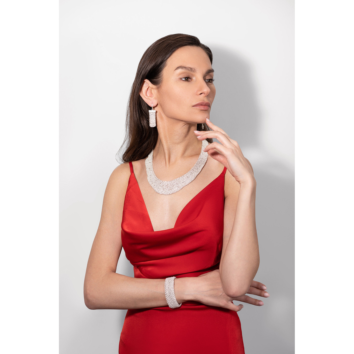Lumière – Handcrafted Silver Earrings - natural silver