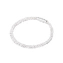 Luxe - Handcrafted Silver Bracelet - natural silver