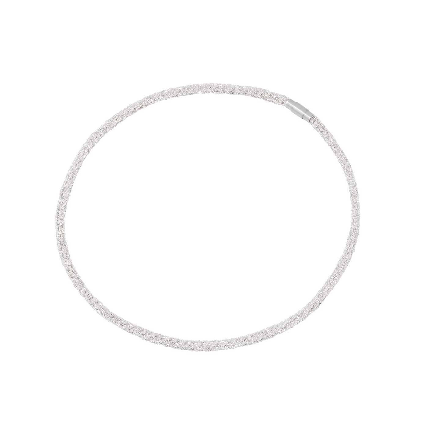 Luxe - Handcrafted Silver Necklace - natural silver