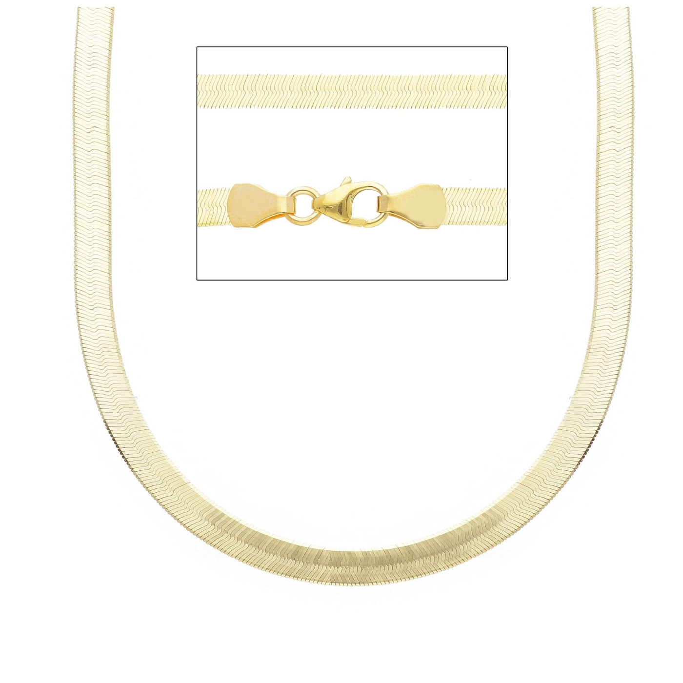 Gold 585 Herringbone Chain