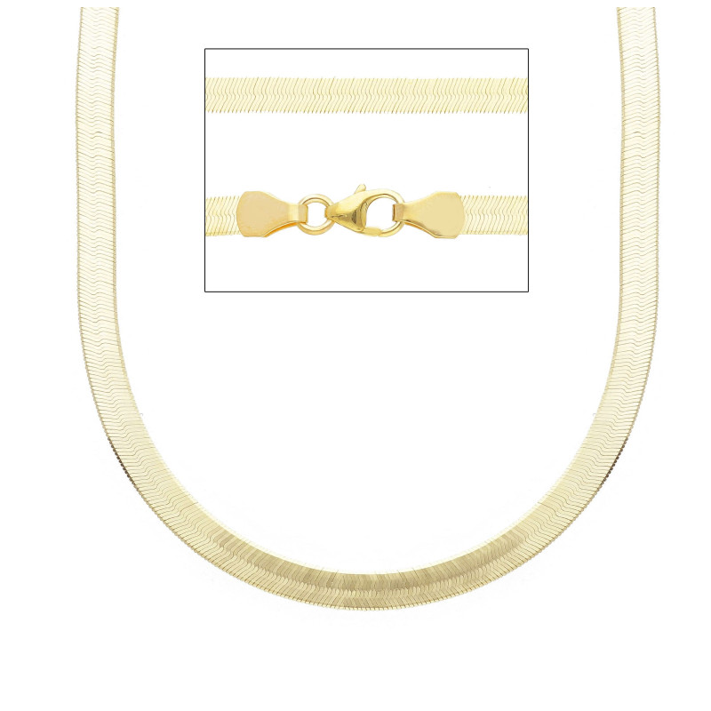 Gold 585 Herringbone Chain