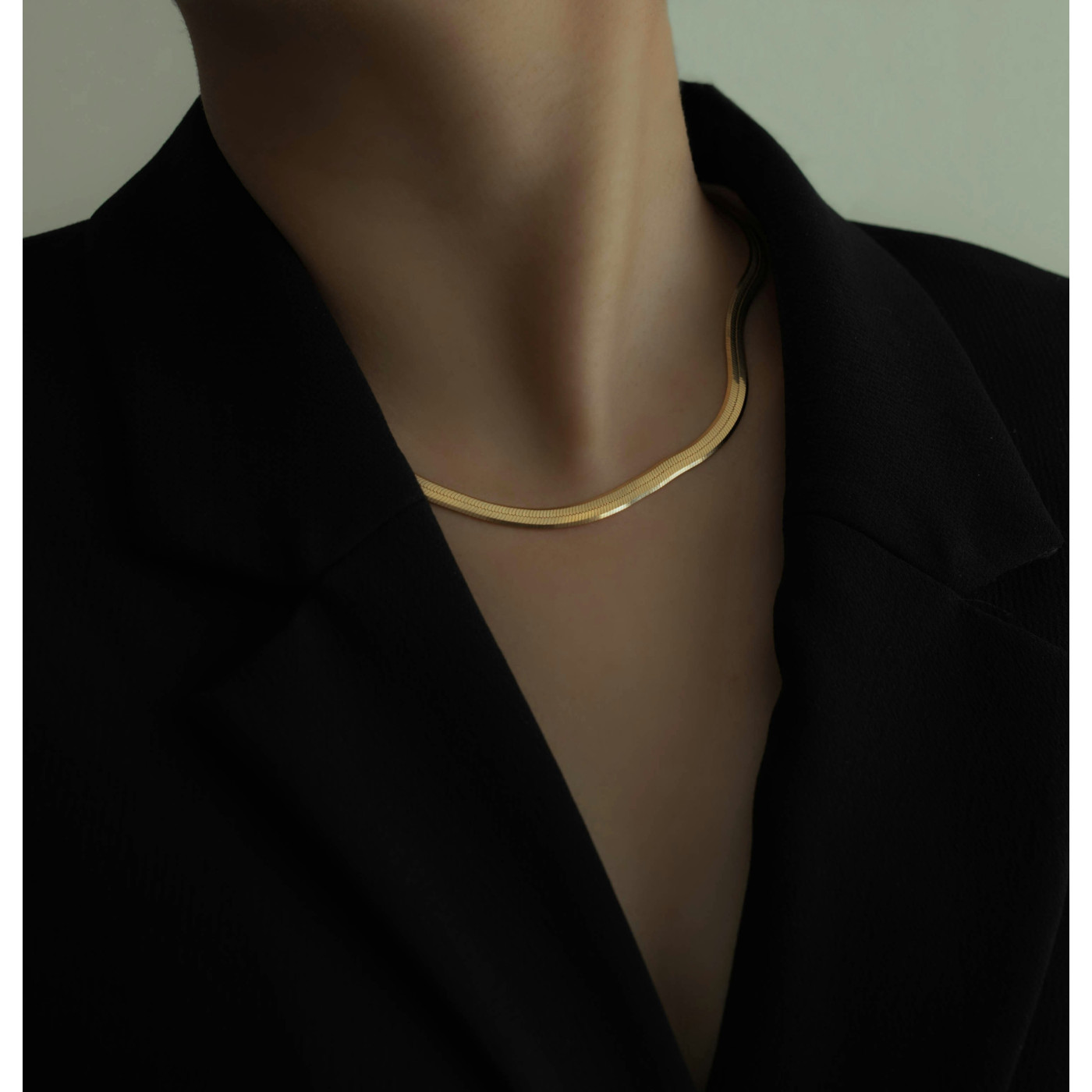 Gold 585 Herringbone Chain