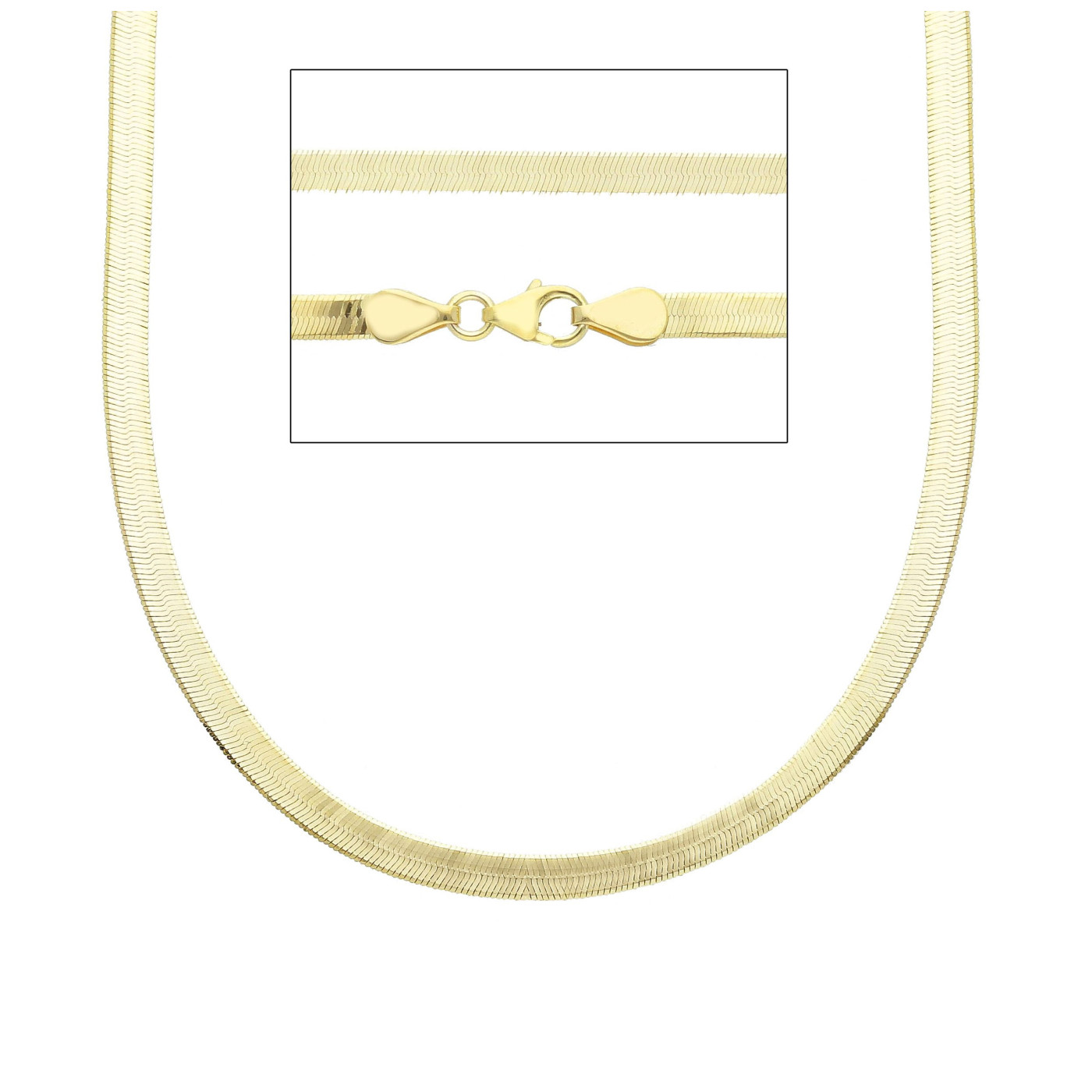 Gold 585 Herringbone Chain