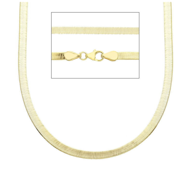 Gold 585 Herringbone Chain