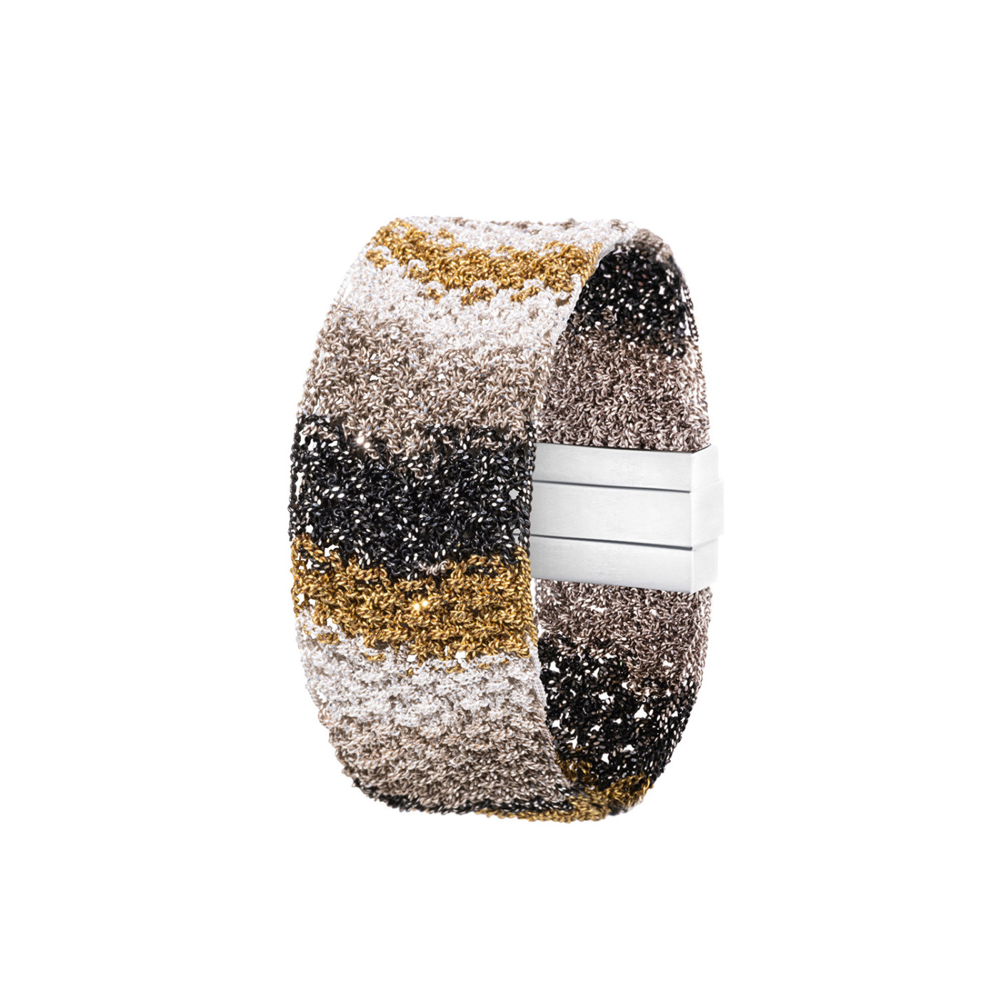Lumière Ombre – Handcrafted Silver Bracelet