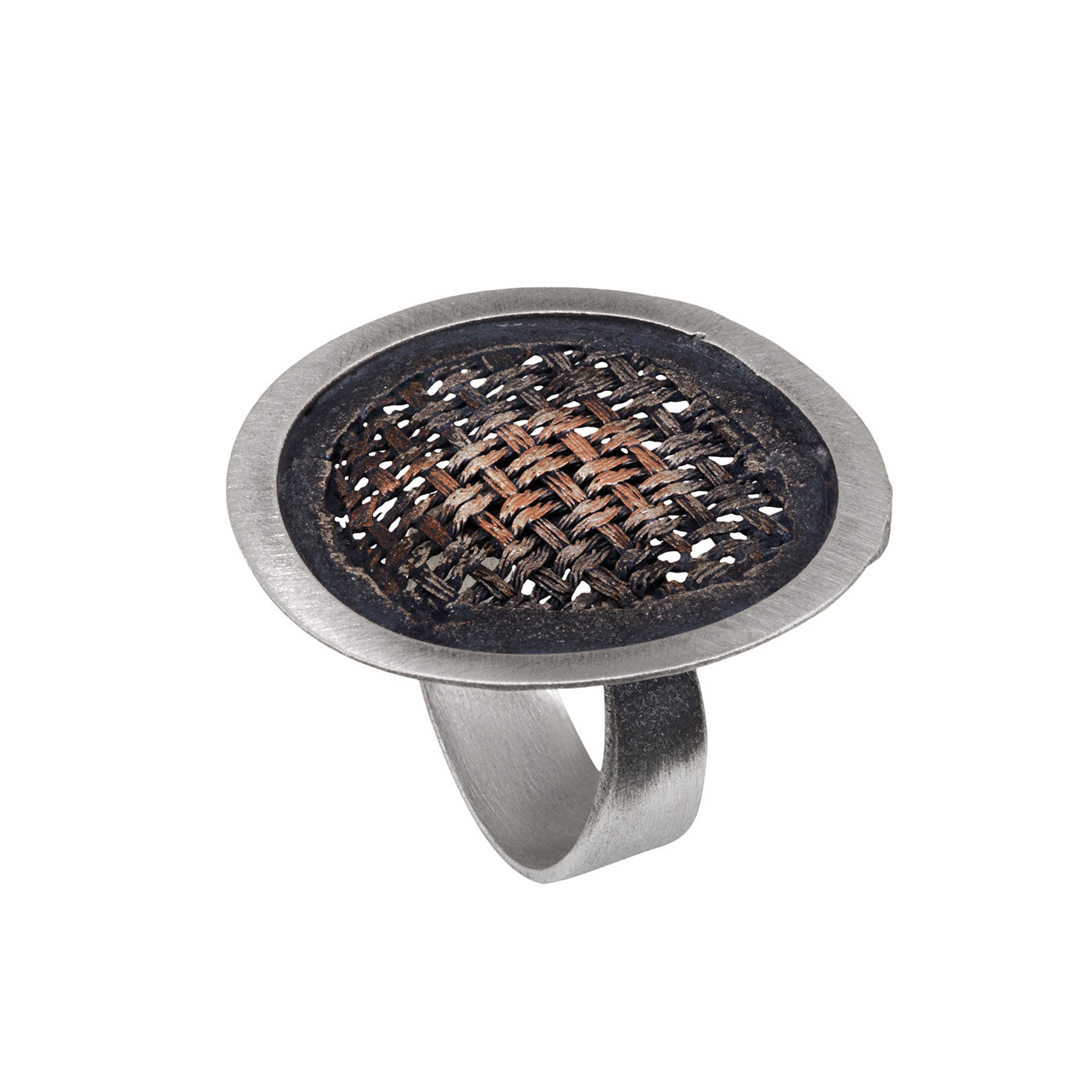 Fractura Silver Ring by Dorian Grabowski